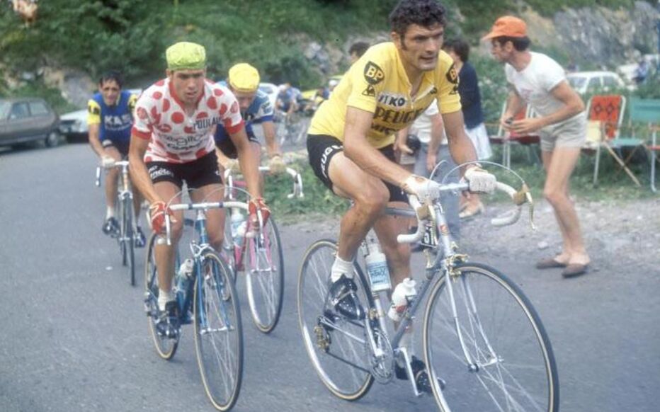 lucien van impe camisa de bolinhas 1975