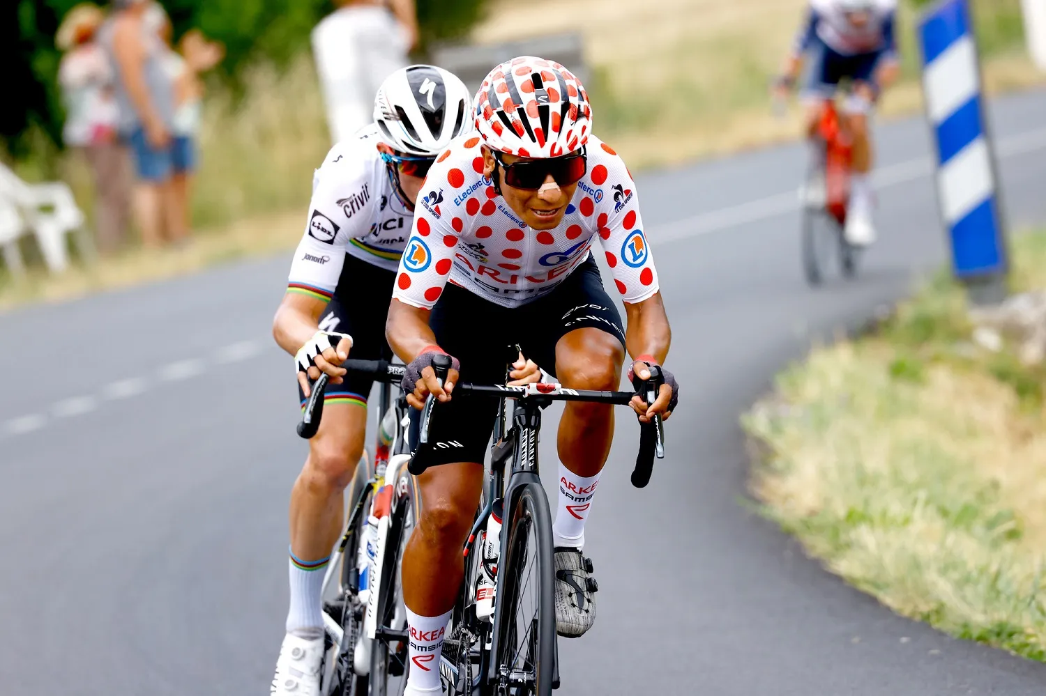 nairo quintana camisa de bolinhas